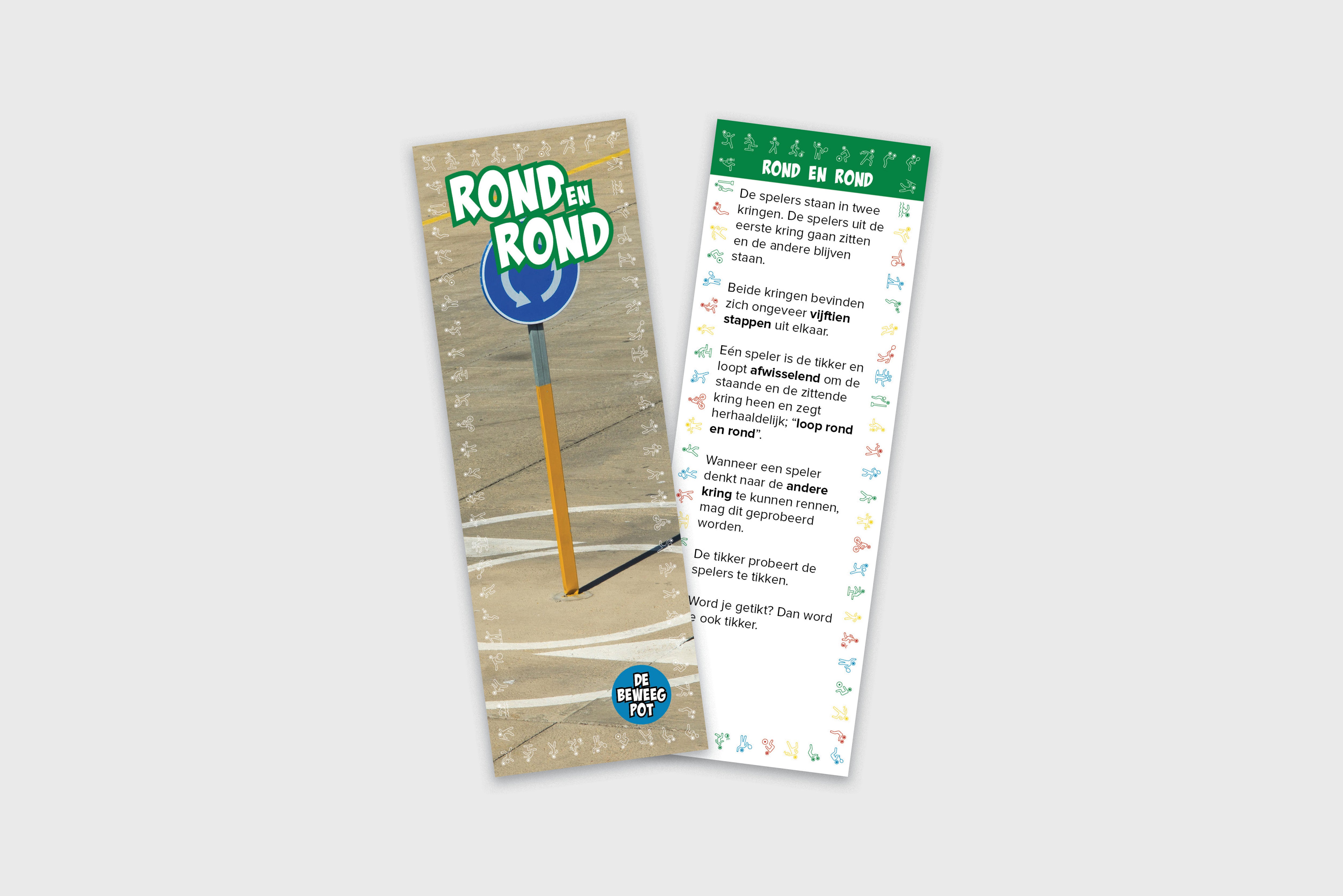voorbeeld kaartje van spelletje uit beweegpot buitenspelen